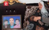 پایان فراق چندین ساله مادر شهیدان صادقی در آمل با فرزندان شهیدش