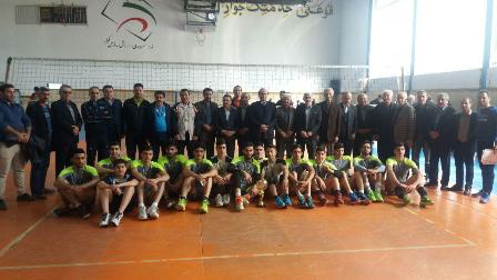 قهرمانی هنرستان تربیت بدنی المپیک در لیگ والیبال دانش آموزی شهرستان آمل