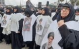 کفنپوشی بانوان آملی برای خونخواهی رهبر شهید انقلاب کفنپوشی بانوان آملی برای خونخواهی رهبر شهید انقلاب